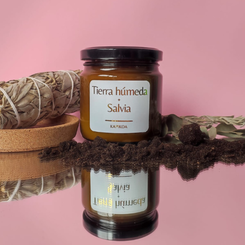 VELA TIERRA HÚMEDA Y SALVIA